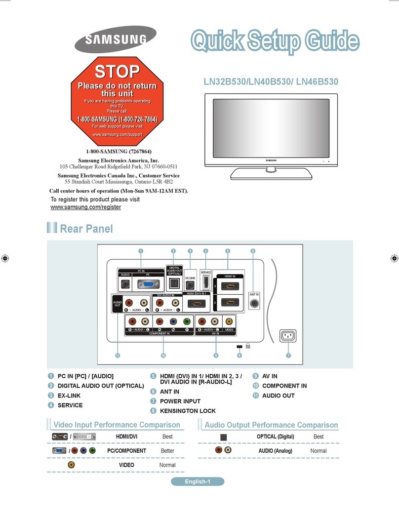 Samsung LN40B50 User manual