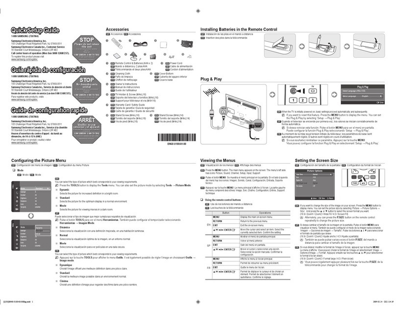 Samsung LN32B540 User manual Samsung LN32B540 User manual