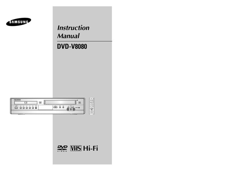 Samsung DVD-V8080 instruction manual