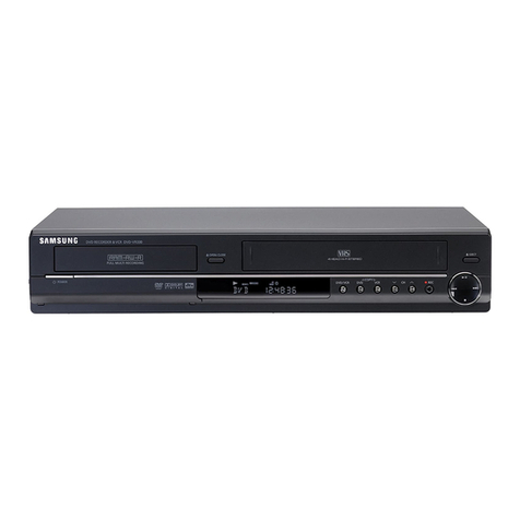Samsung VR330 - DVD - DVDr/ VCR Combo User manual