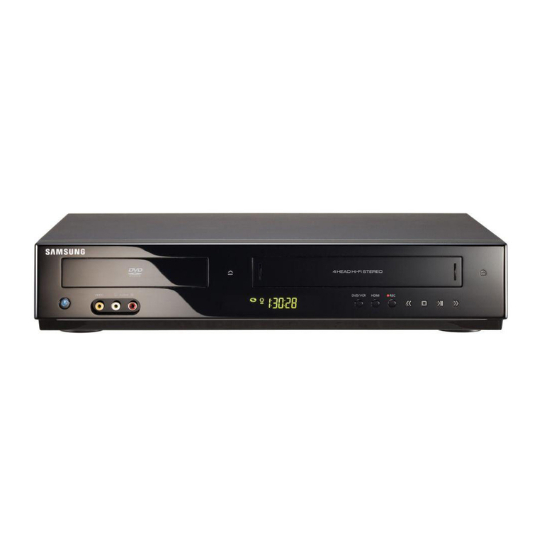 Samsung DVD V9800 - Tunerless 1080p Upconverting VHS Combo DVD... User manual