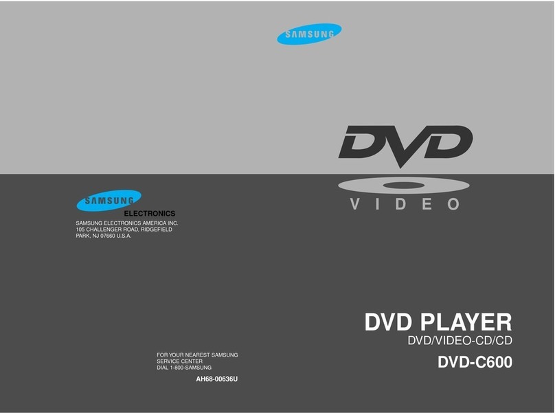 Samsung DVD-C600 User manual