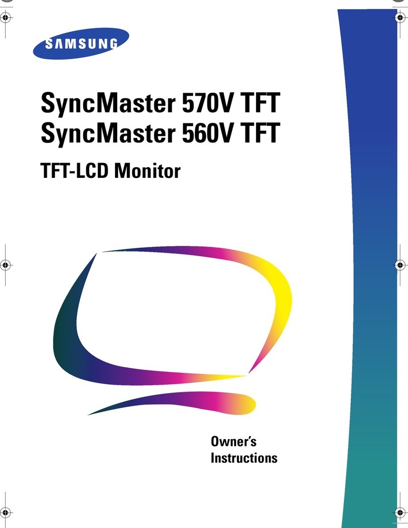 Samsung SyncMaster 570V TFT User manual