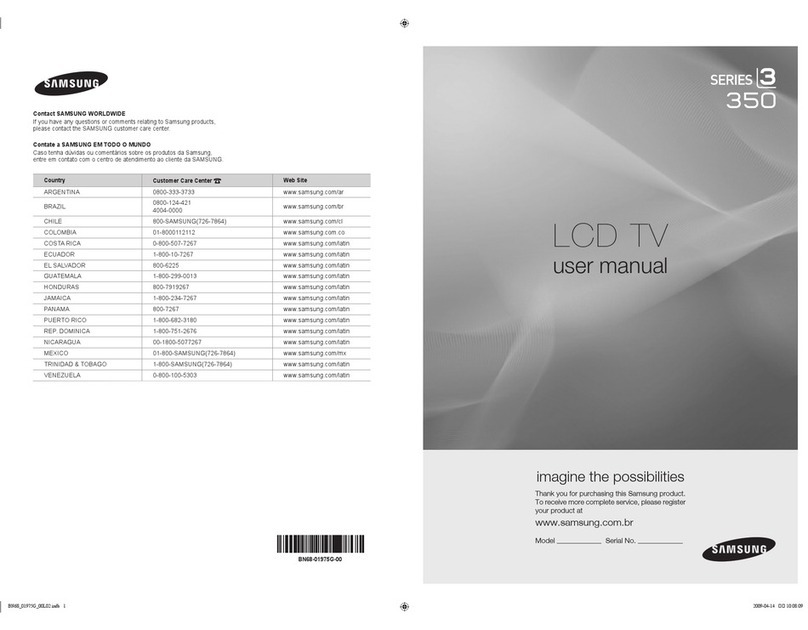 Samsung 350 Series User manual