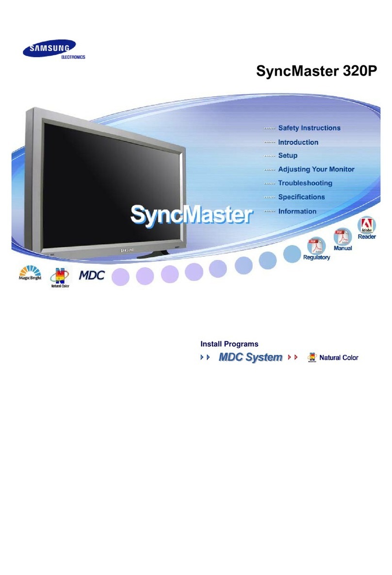 Samsung SyncMaster 320P User manual