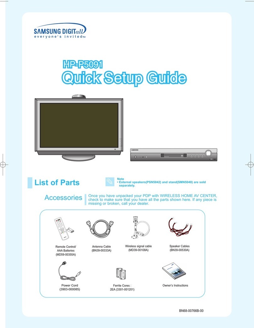 Samsung HP-P5091 User manual