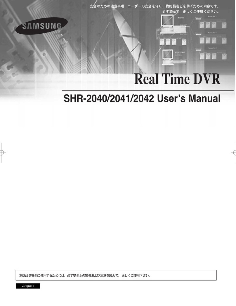 Samsung SHR-2040 User manual