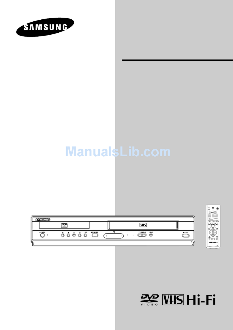 Samsung DVD-V4500 instruction manual