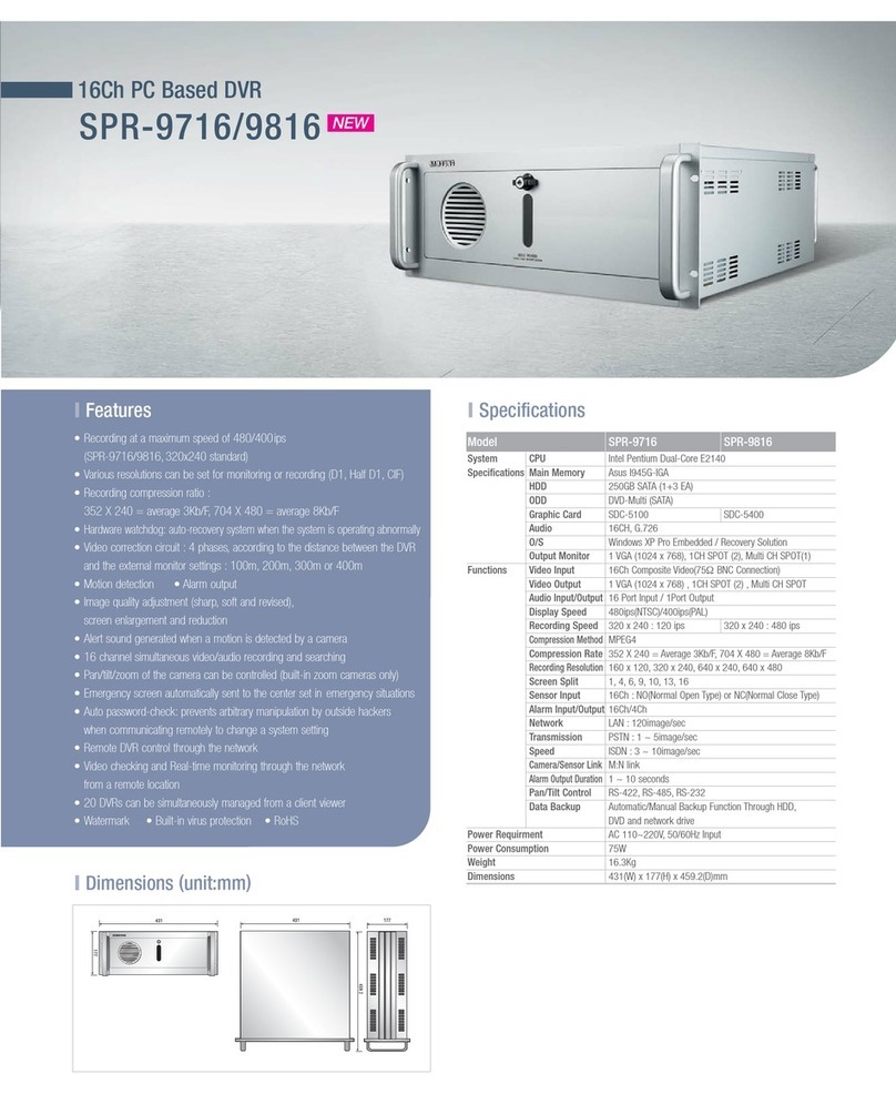 Samsung SPR-9816 User manual