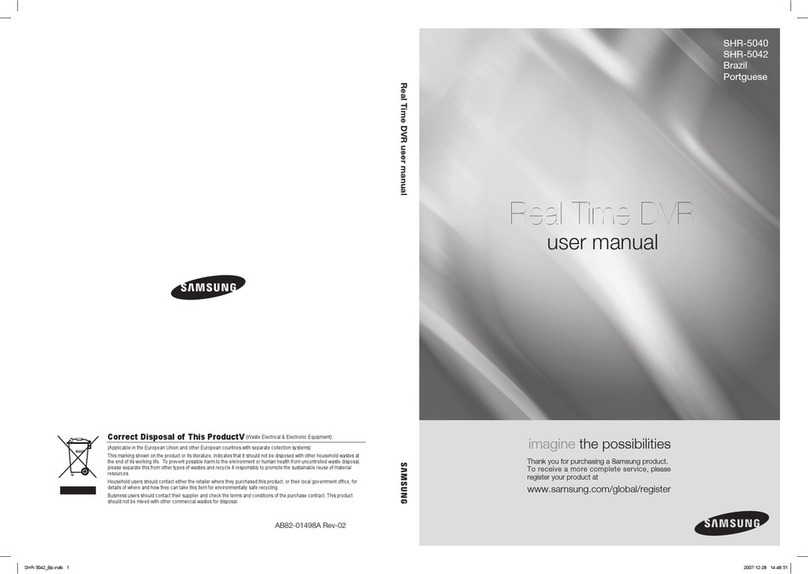 Samsung SHR-5040 User manual