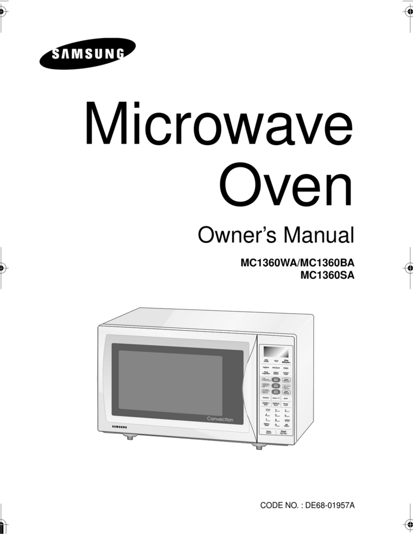 Samsung DE68-01957A owner's manual