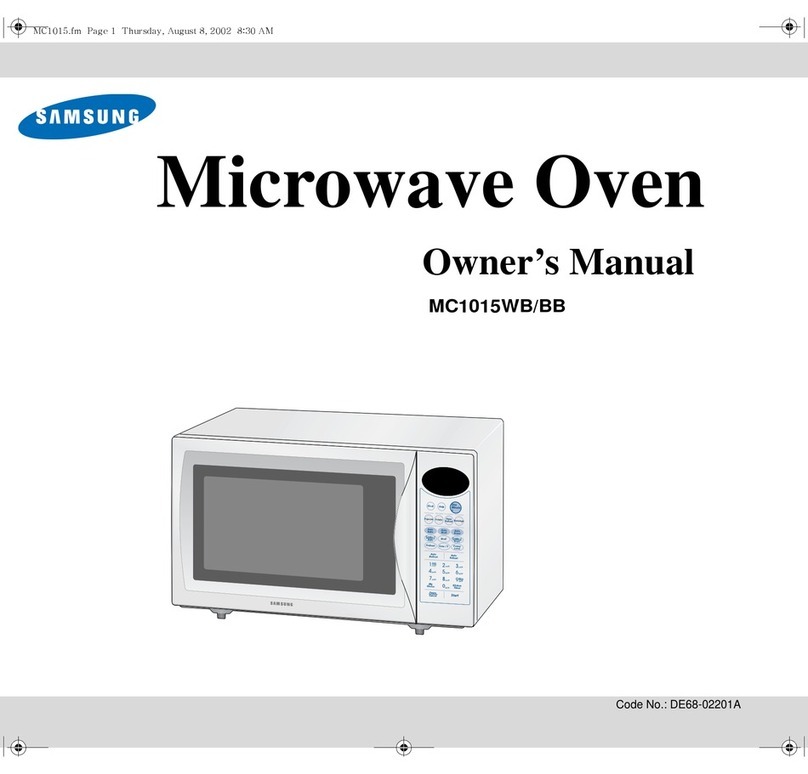 Samsung MC1015WB/BB User manual