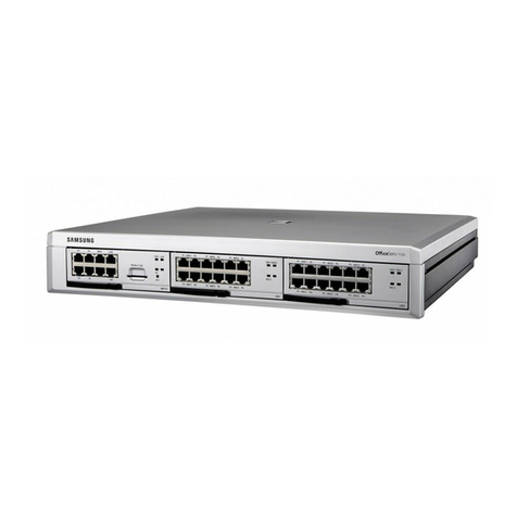 Samsung OFFICESERV 7100 Operating and installation instructions Samsung OFFICESERV 7100 Operating and installation instructions