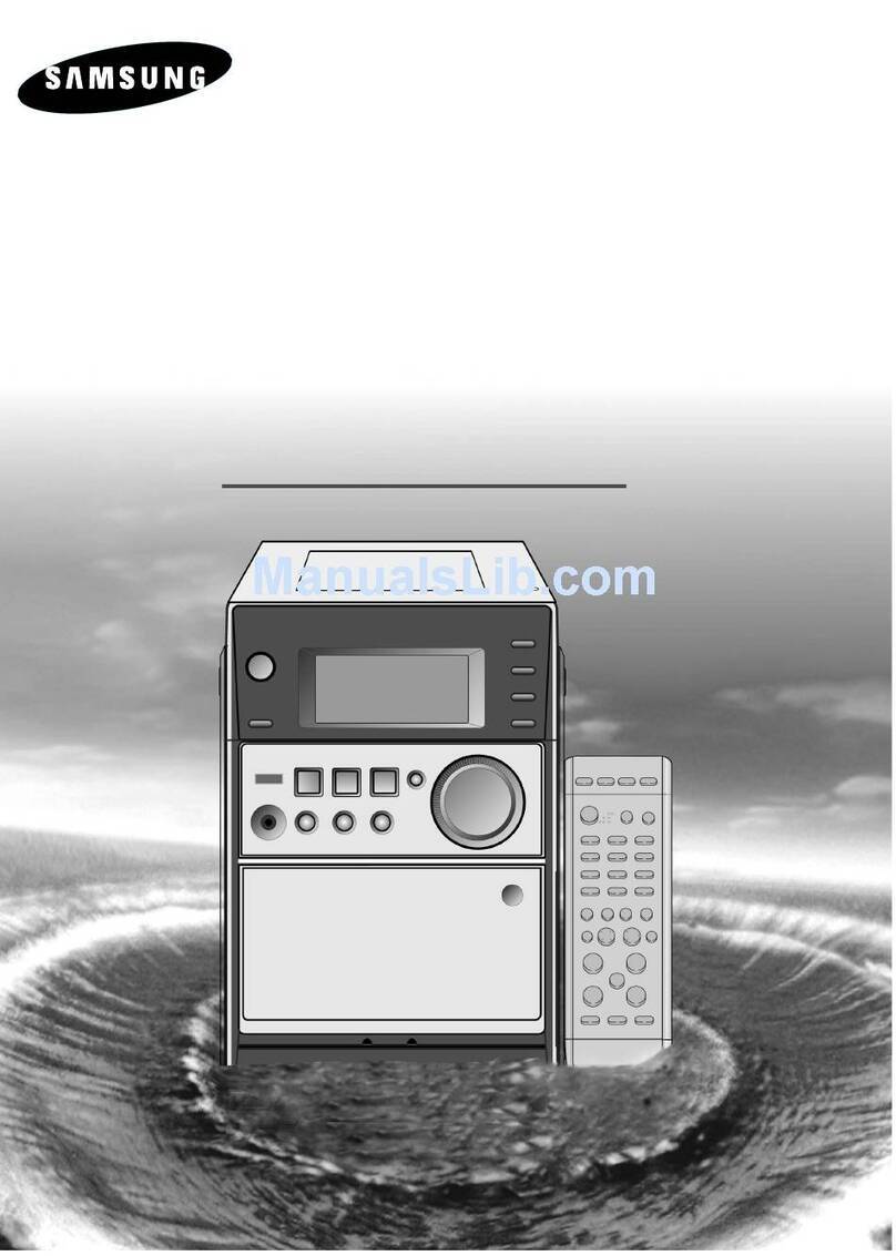 Samsung MM-T6 instruction manual