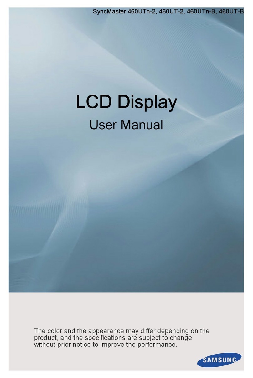 Samsung SyncMaster 460UT-2 user manual