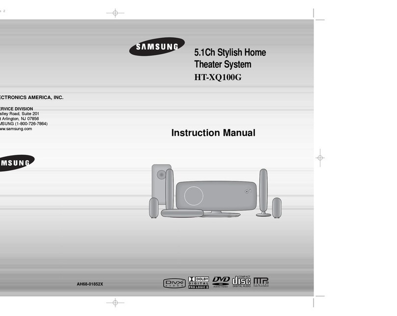 Samsung HT-XQ100G User manual