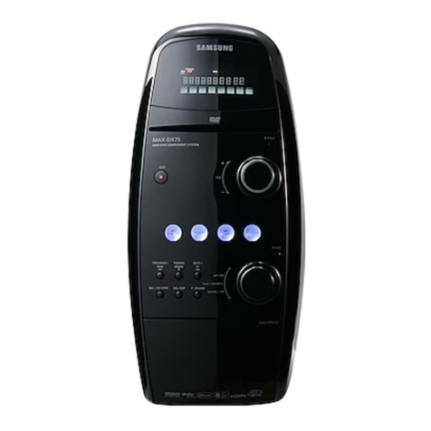 Samsung MAX-DX75 User manual