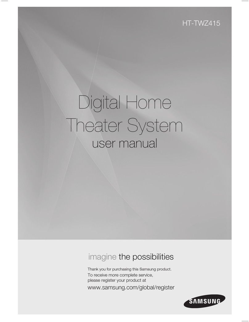 Samsung HT-TWZ415 User manual