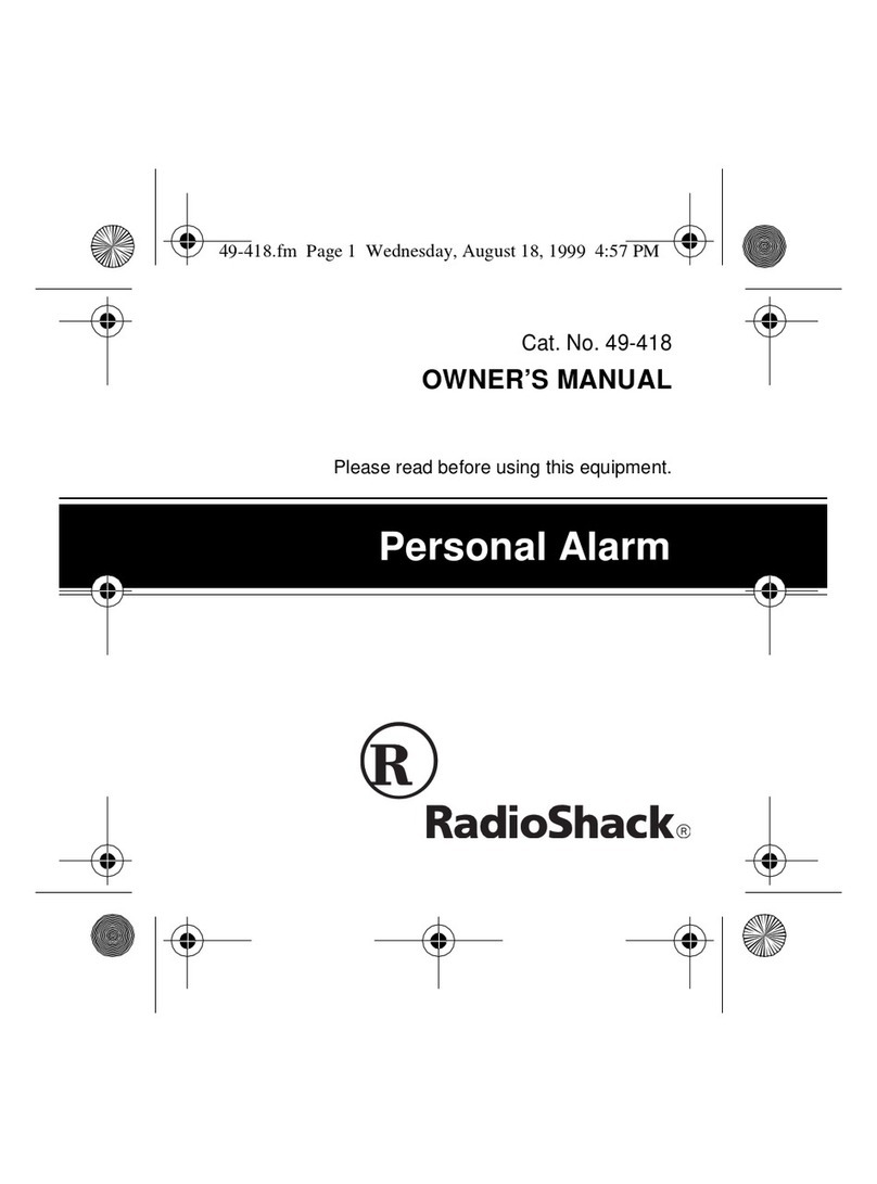 Radio Shack 49-418 owner's manual