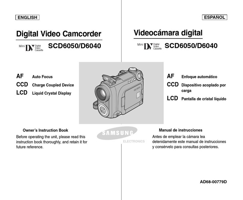 Samsung SC-D6040 Owner's instruction book