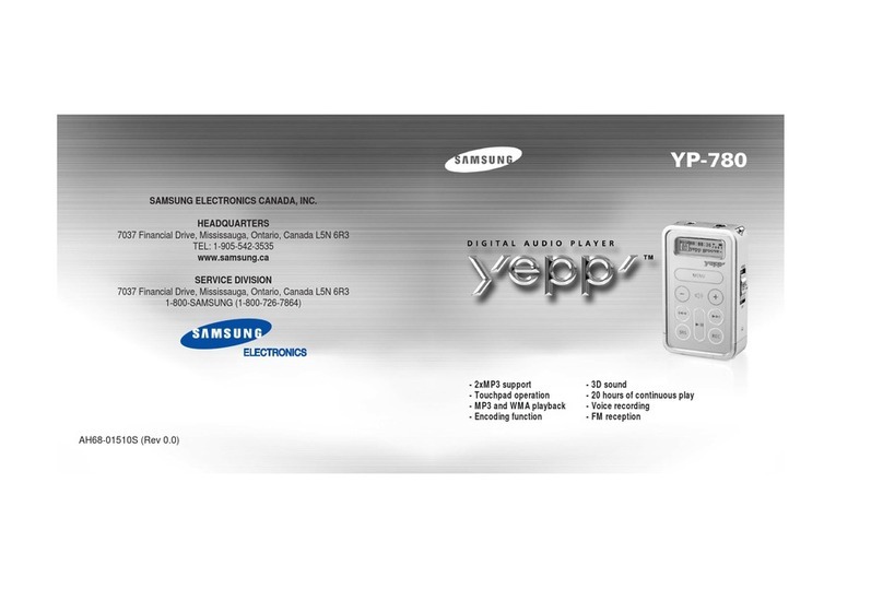 Samsung yepp' 20051027153106109 User manual
