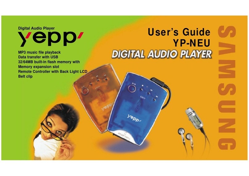 Samsung Yepp YP-NEU User manual