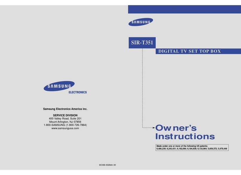 Samsung SIR-T351 Owner's instructions