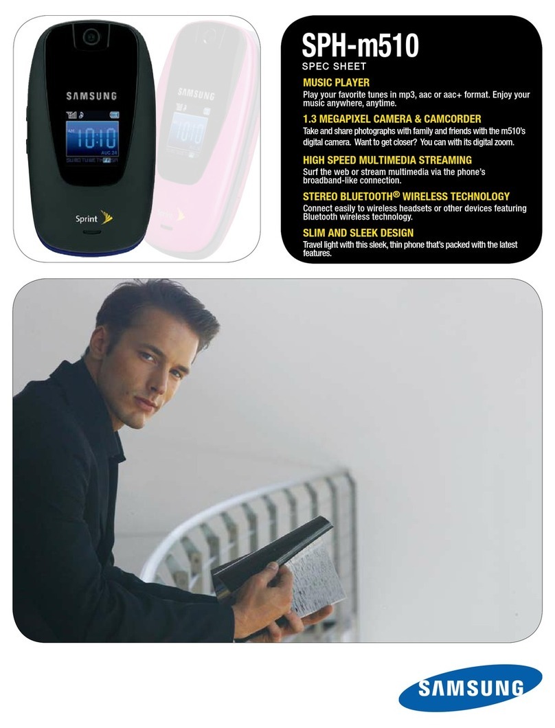 Samsung SPH-M510 User manual