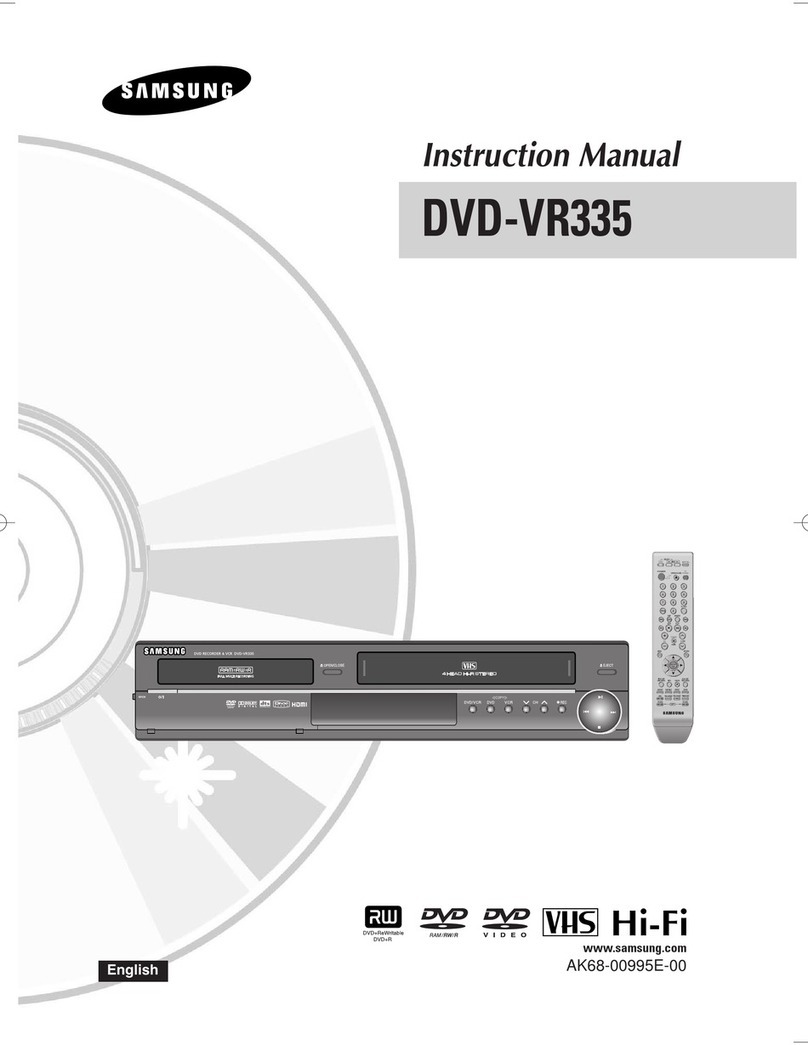Samsung DVD-VR335 instruction manual