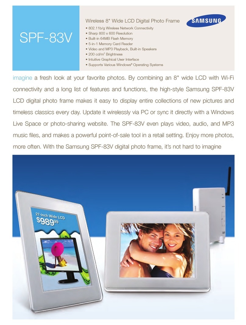 Samsung SPF-83V Specifications