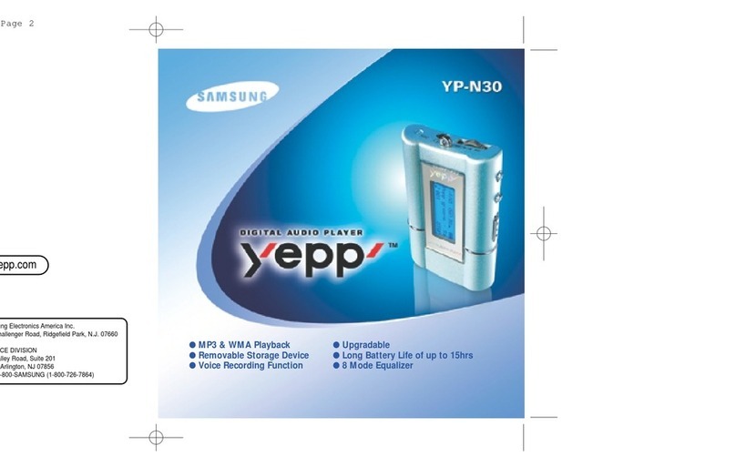Samsung YP-N30S User manual