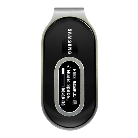 Samsung YP-F1 User manual