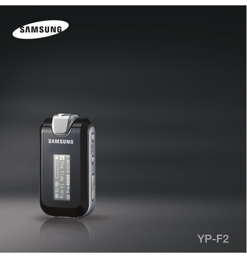 Samsung YP-F2X User manual