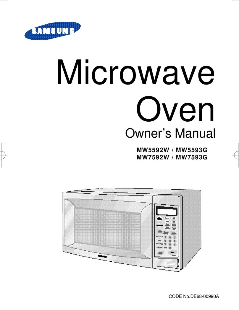 Samsung MW5592W owner's manual