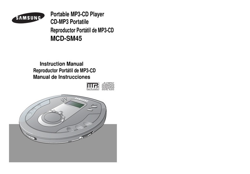 Samsung MCD-SM45 User manual