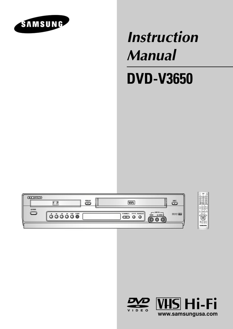 Samsung DVD-V3650 instruction manual