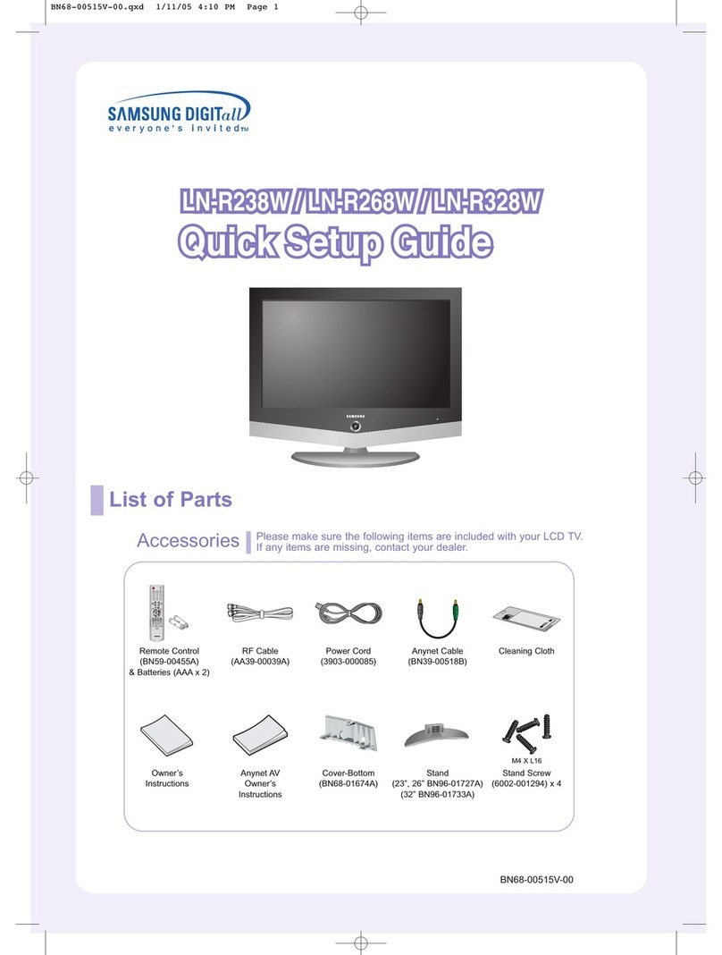Samsung LN-R238W User manual