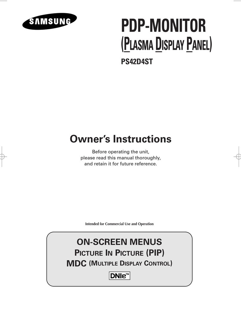 Samsung PS-42D4ST User manual