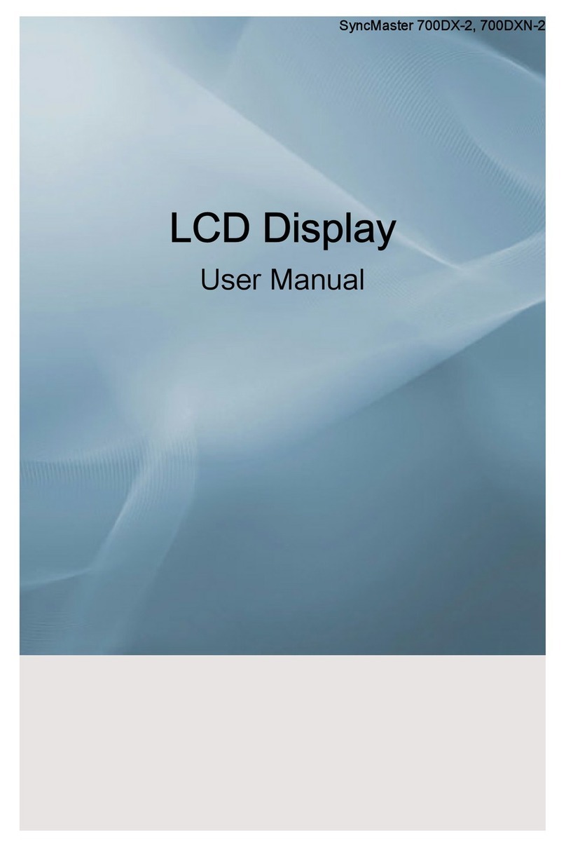 Samsung SYNCMASTER 700DX-2 User manual