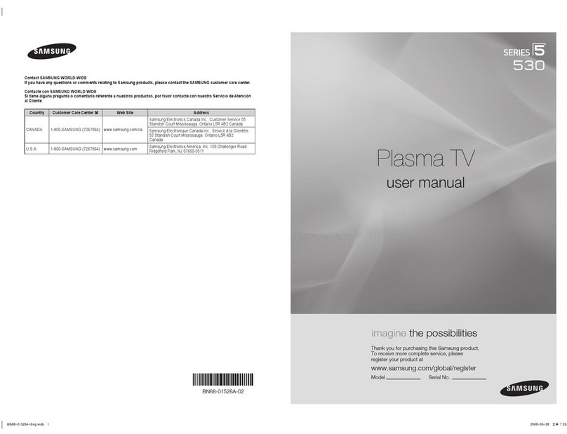 Samsung PN50A50SF user manual
