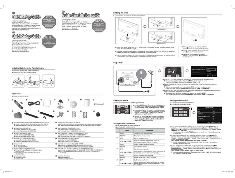 Samsung PN50B650S1F User manual