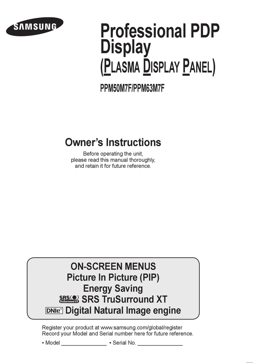 Samsung PPM50M7F User manual