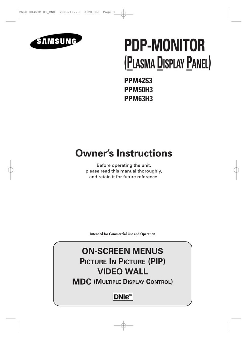Samsung PPM42S3 User manual