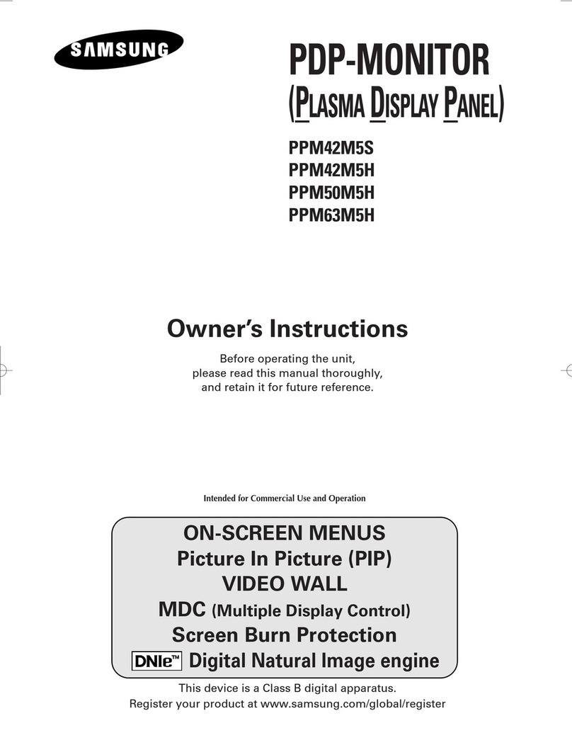Samsung PPM42M5H User manual