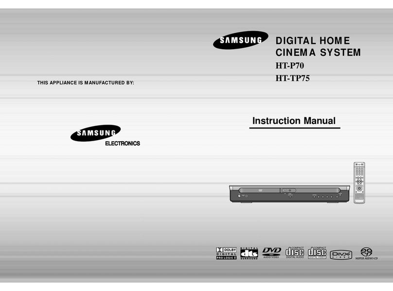 Samsung HT-P70 User manual