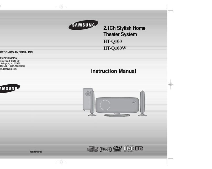 Samsung HT-Q100W User manual