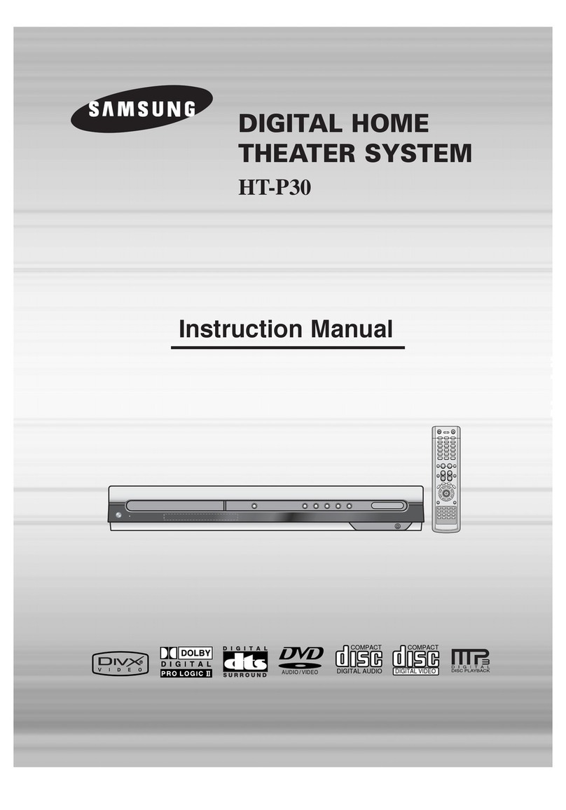 Samsung HT-P30 User manual