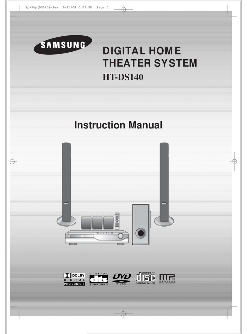 Samsung HT-DS140 User manual