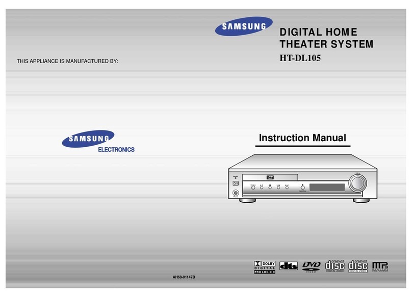 Samsung HT-DL105 User manual