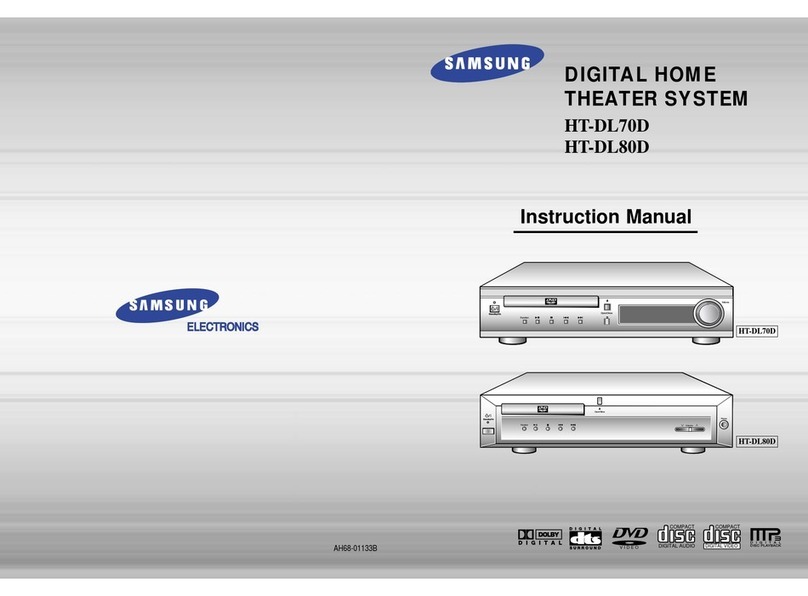 Samsung HT-DL70D User manual